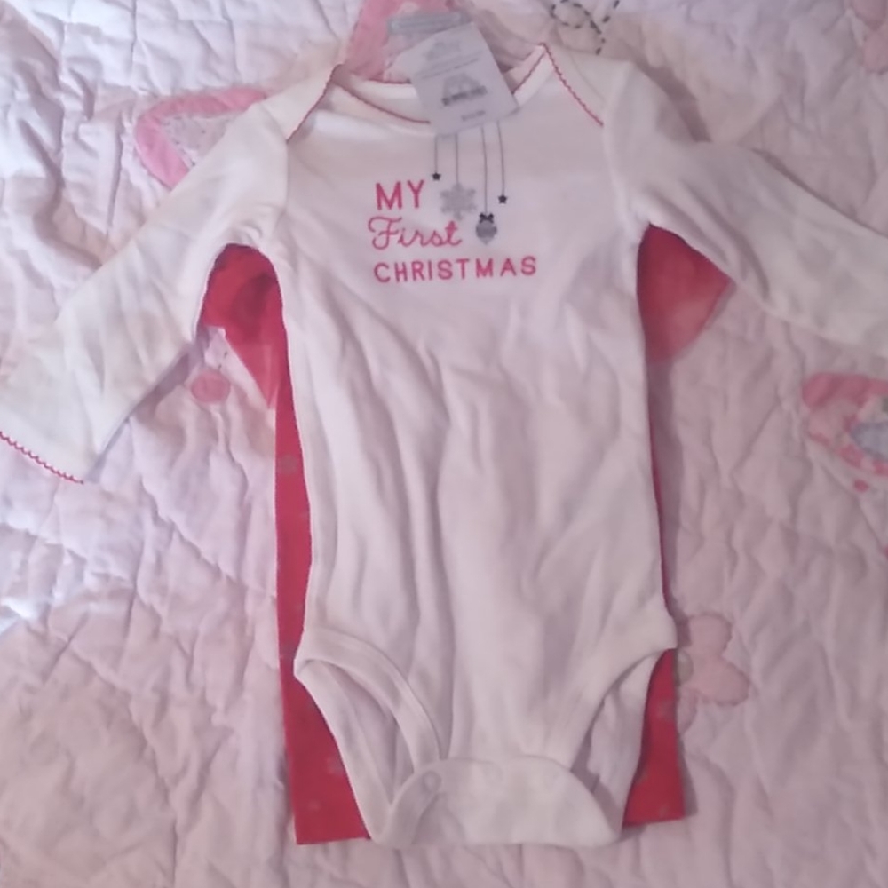 12 month My First Christmas Onsie Pants-tutu nwt
